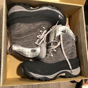 Never worn still in box snow boots north face